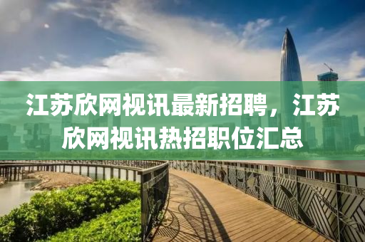 江蘇欣網(wǎng)視訊最新招聘，江蘇欣網(wǎng)視訊熱招職位匯總