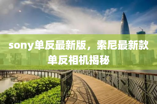 sony單反最新版，索尼最新款單反相機揭秘