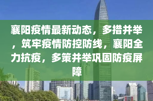 襄陽(yáng)疫情最新動(dòng)態(tài)，多措并舉，筑牢疫情防控防線，襄陽(yáng)全力抗疫，多策并舉鞏固防疫屏障