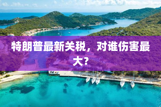 特朗普最新關(guān)稅，對(duì)誰傷害最大？