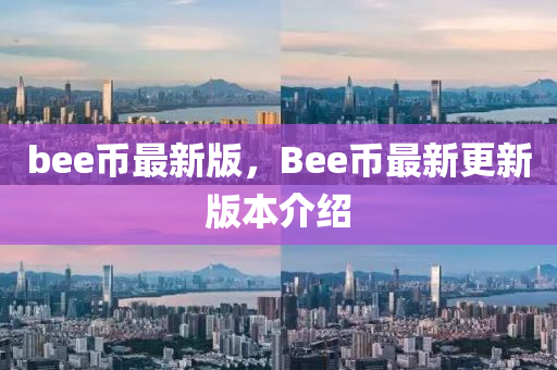 bee幣最新版，Bee幣最新更新版本介紹