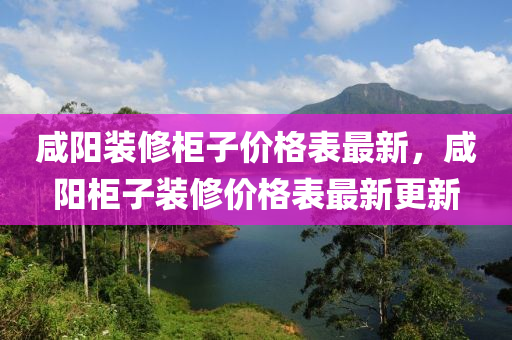 咸陽裝修柜子價格表最新，咸陽柜子裝修價格表最新更新