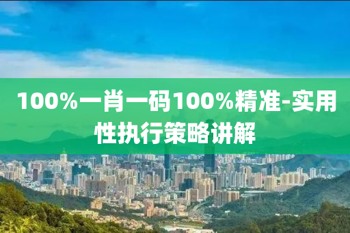100%一肖一碼100%精準-實用性執(zhí)行策略講解