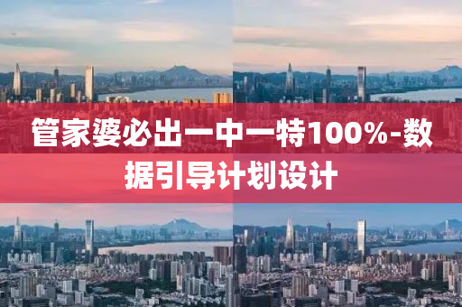 管家婆必出一中一特100%-數(shù)據(jù)引導(dǎo)計劃設(shè)計