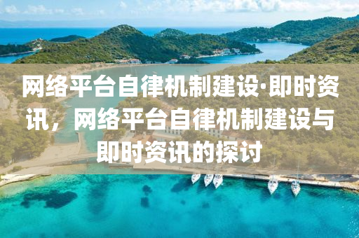 網(wǎng)絡(luò)平臺(tái)自律機(jī)制建設(shè)·即時(shí)資訊，網(wǎng)絡(luò)平臺(tái)自律機(jī)制建設(shè)與即時(shí)資訊的探討