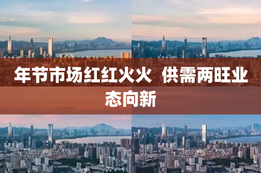 年節(jié)市場紅紅火火  供需兩旺業(yè)態(tài)向新