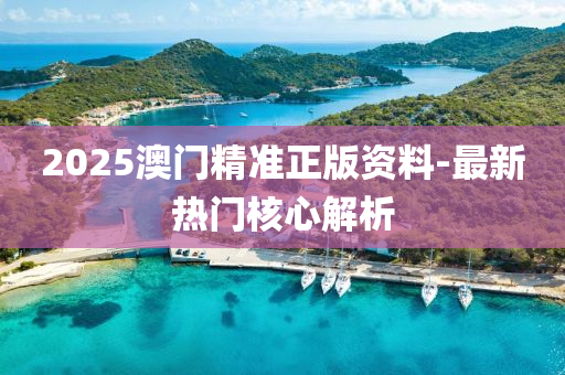 2025澳門精準(zhǔn)正版資料-最新熱門核心解析