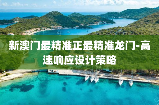 新澳門最精準正最精準龍門-高速響應設(shè)計策略
