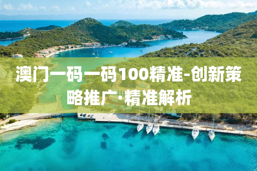 澳門一碼一碼100精準-創(chuàng)新策略推廣·精準解析