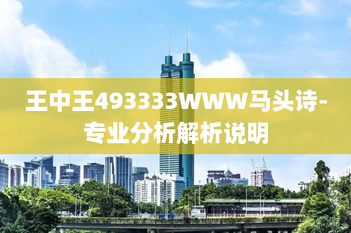 王中王493333WWW馬頭詩-專業(yè)分析解析說明