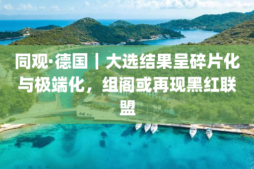 同觀·德國｜大選結(jié)果呈碎片化與極端化，組閣或再現(xiàn)黑紅聯(lián)盟