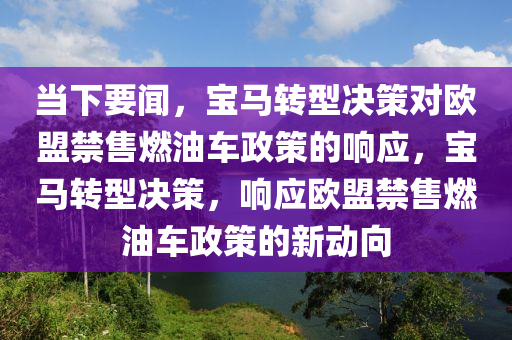 當(dāng)下要聞，寶馬轉(zhuǎn)型決策對歐盟禁售燃油車政策的響應(yīng)，寶馬轉(zhuǎn)型決策，響應(yīng)歐盟禁售燃油車政策的新動向