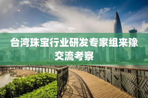 臺灣珠寶行業(yè)研發(fā)專家組來豫交流考察