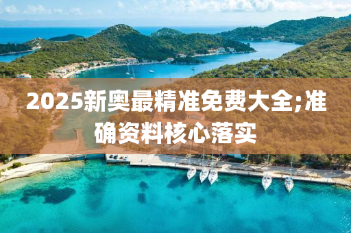 2025新奧最精準免費大全;準確資料核心落實