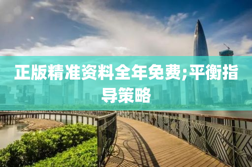 正版精準資料全年免費;平衡指導(dǎo)策略