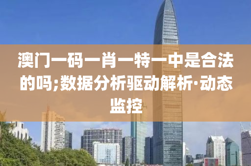 澳門一碼一肖一特一中是合法的嗎;數(shù)據(jù)分析驅動解析·動態(tài)監(jiān)控