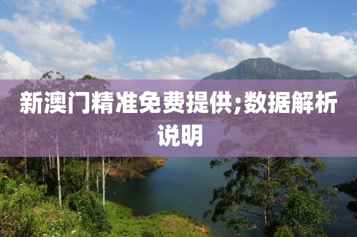 新澳門精準(zhǔn)免費(fèi)提供;數(shù)據(jù)解析說明