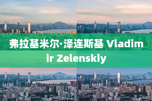 弗拉基米爾·澤連斯基 Vladimir Zelenskiy