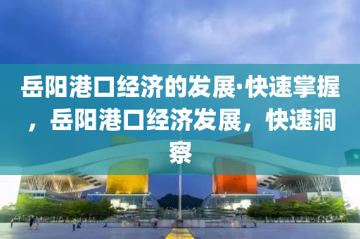 岳陽港口經(jīng)濟的發(fā)展·快速掌握，岳陽港口經(jīng)濟發(fā)展，快速洞察