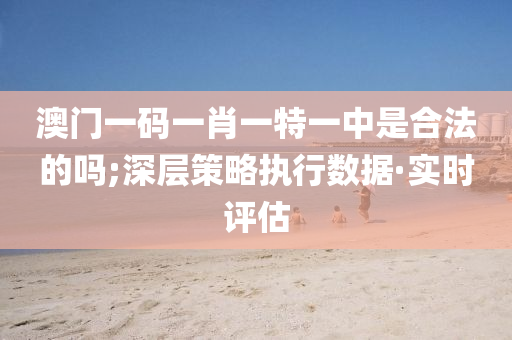 澳門一碼一肖一特一中是合法的嗎;深層策略執(zhí)行數(shù)據(jù)·實(shí)時評估