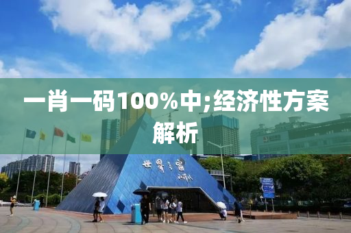 一肖一碼100%中;經(jīng)濟(jì)性方案解析