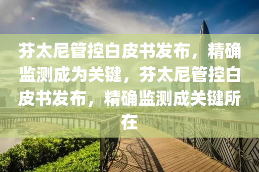 芬太尼管控白皮書發(fā)布，精確監(jiān)測成為關鍵，芬太尼管控白皮書發(fā)布，精確監(jiān)測成關鍵所在