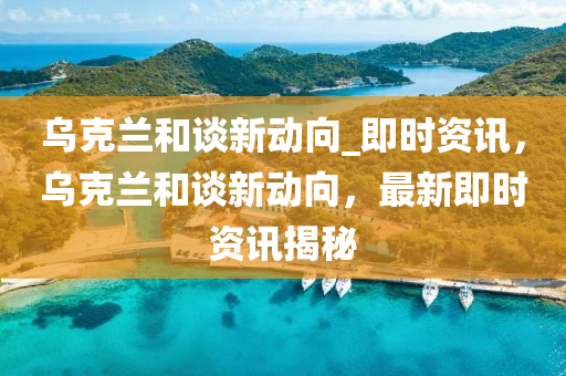 烏克蘭和談新動向_即時資訊，烏克蘭和談新動向，最新即時資訊揭秘