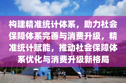 構(gòu)建精準統(tǒng)計體系，助力社會保障體系完善與消費升級，精準統(tǒng)計賦能，推動社會保障體系優(yōu)化與消費升級新格局