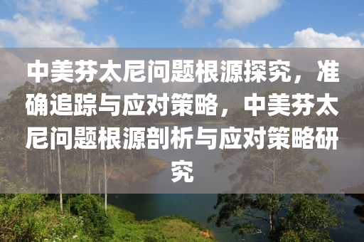 中美芬太尼問(wèn)題根源探究，準(zhǔn)確追蹤與應(yīng)對(duì)策略，中美芬太尼問(wèn)題根源剖析與應(yīng)對(duì)策略研究