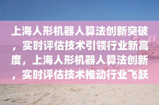 上海人形機(jī)器人算法創(chuàng)新突破，實(shí)時(shí)評(píng)估技術(shù)引領(lǐng)行業(yè)新高度，上海人形機(jī)器人算法創(chuàng)新，實(shí)時(shí)評(píng)估技術(shù)推動(dòng)行業(yè)飛躍