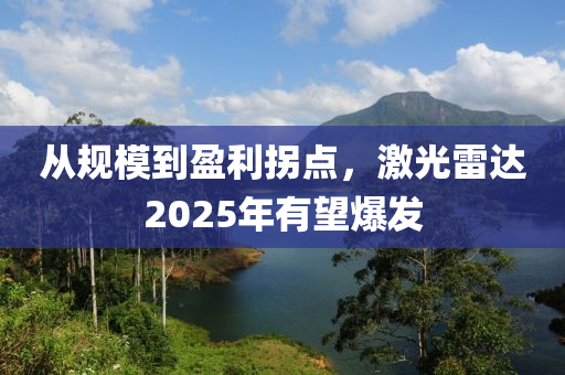 從規(guī)模到盈利拐點(diǎn)，激光雷達(dá)2025年有望爆發(fā)