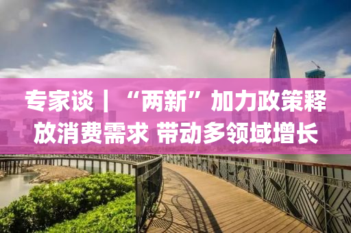 專家談｜“兩新”加力政策釋放消費(fèi)需求 帶動(dòng)多領(lǐng)域增長(zhǎng)