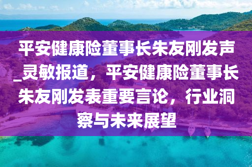 平安健康險(xiǎn)董事長朱友剛發(fā)聲_靈敏報(bào)道，平安健康險(xiǎn)董事長朱友剛發(fā)表重要言論，行業(yè)洞察與未來展望