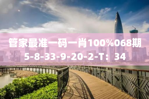 管家最準(zhǔn)一碼一肖100%068期5-8-33-9-20-2-T：34