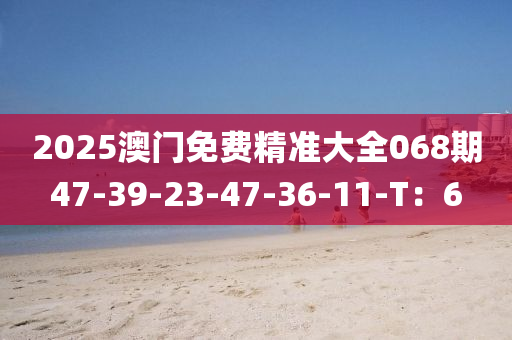2025澳門免費(fèi)精準(zhǔn)大全068期47-39-23-47-36-11-T：6