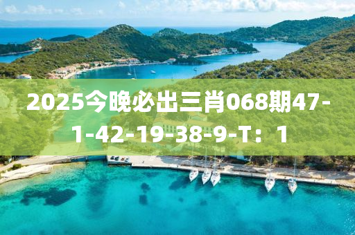 2025今晚必出三肖068期47-1-42-19-38-9-T：1