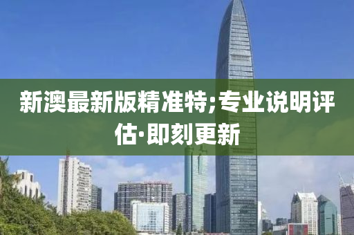 新澳最新版精準(zhǔn)特;專業(yè)說明評估·即刻更新