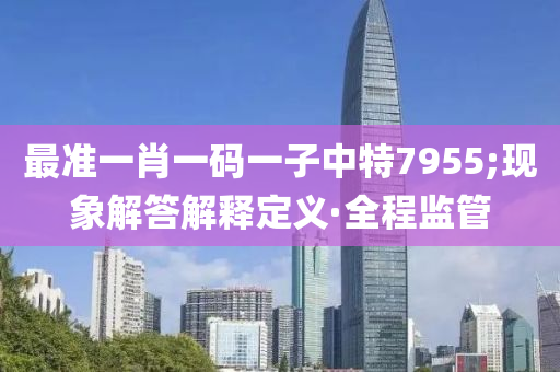 最準(zhǔn)一肖一碼一子中特7955;現(xiàn)象解答解釋定義·全程監(jiān)管