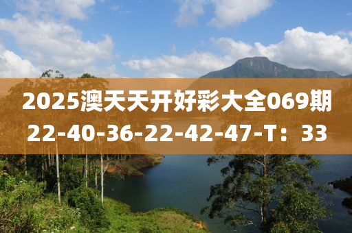 2025澳天天開好彩大全069期22-40-36-22-42-47-T：33