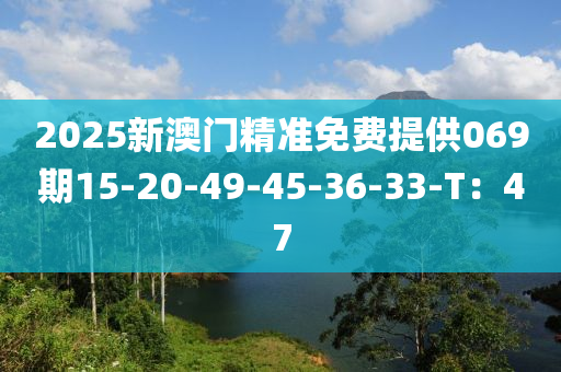 2025新澳門精準免費提供069期15-20-49-45-36-33-T：47