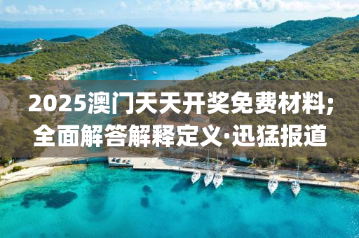 2025澳門天天開獎免費材料;全面解答解釋定義·迅猛報道