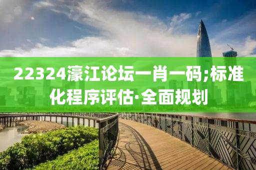 22324濠江論壇一肖一碼;標準化程序評估·全面規(guī)劃