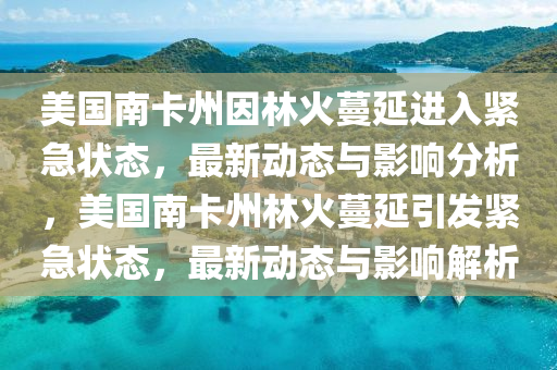 美國南卡州因林火蔓延進(jìn)入緊急狀態(tài)，最新動態(tài)與影響分析，美國南卡州林火蔓延引發(fā)緊急狀態(tài)，最新動態(tài)與影響解析