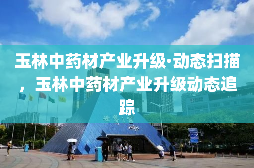 玉林中藥材產(chǎn)業(yè)升級(jí)·動(dòng)態(tài)掃描，玉林中藥材產(chǎn)業(yè)升級(jí)動(dòng)態(tài)追蹤