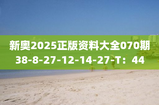 新奧2025正版資料大全070期38-8-27-12-14-27-T：44