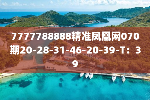 7777788888精準(zhǔn)鳳凰網(wǎng)070期20-28-31-46-20-39-T：39