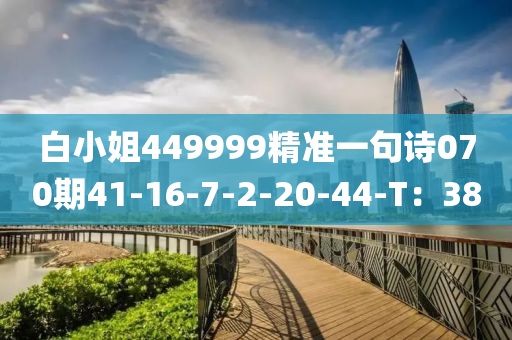 白小姐449999精準一句詩070期41-16-7-2-20-44-T：38