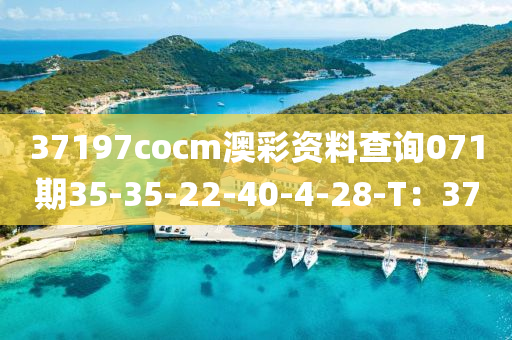 37197cocm澳彩資料查詢071期35-35-22-40-4-28-T：37
