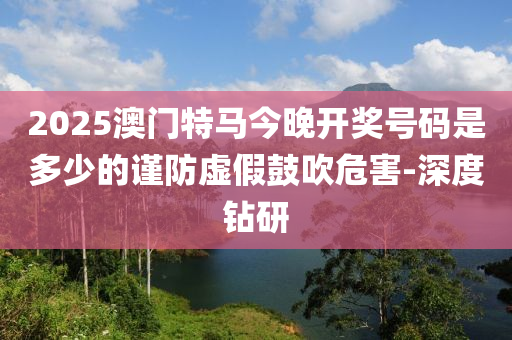 虛假鼓吹危害