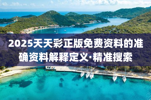 2025天天彩正版免費資料的準確資料解釋定義·精準搜索